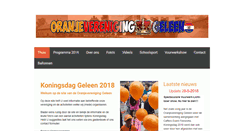 Desktop Screenshot of oranjevereniging-geleen.nl