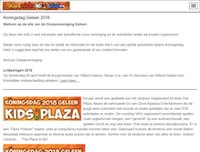 Tablet Screenshot of oranjevereniging-geleen.nl